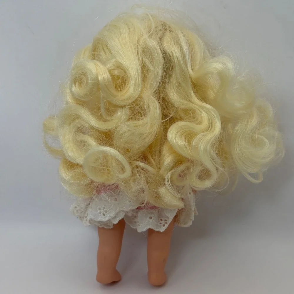 Vtg MGA Storytime Goldilocks Doll Pink Lace Dress Coquette Fairytale Kidcore